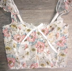 Victoria's Secret Dream Floral TikTok Corset Bra